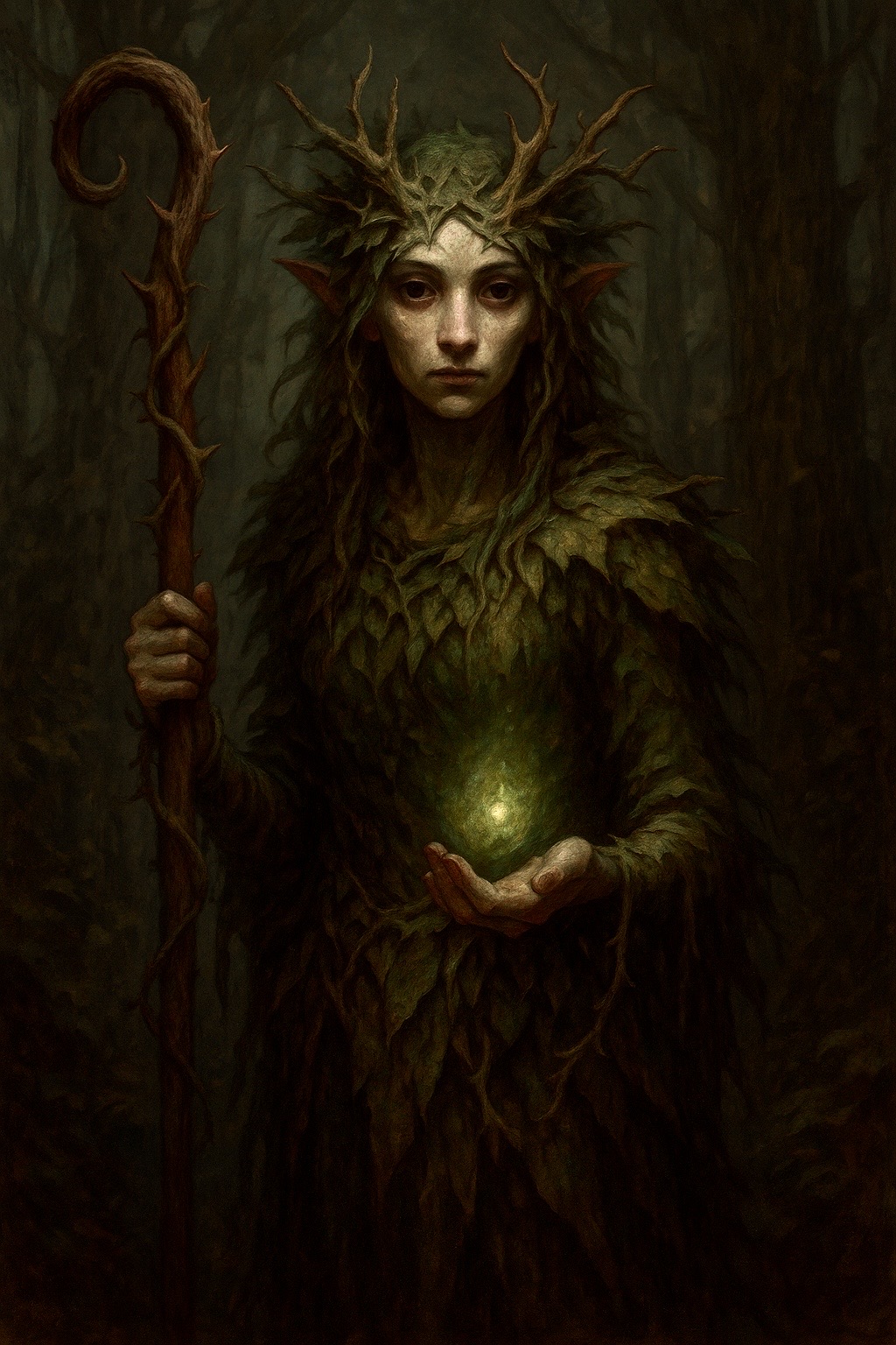 Thistle Spirit of the Forest portrait